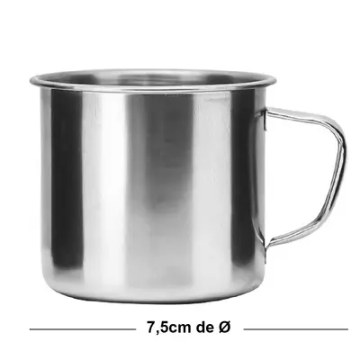 CANECA DE INOX 210ML