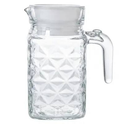 JARRA DE VIDRO COM TAMPA DE PLASTICO 600ML