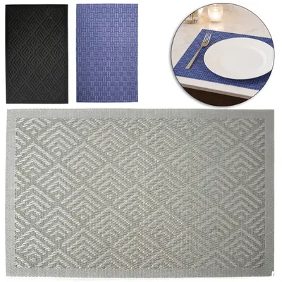 TOALHA AMERICANO DE PVC RETANGULAR 40X30CM