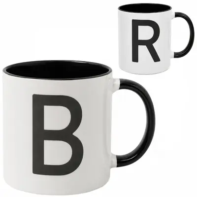 CANECA DE PORCELANA LETRA 420ML