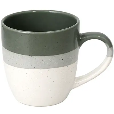 CANECA DE PORCELANA OMBRE VERDE WOLFF 210ML