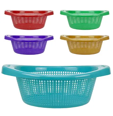 ESCORREDOR MULTIUSO / LAVA TUDO DE PLASTICO COLORS 8X21,5CM DE Ø