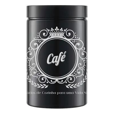 ORGANIZADOR DE PLASTICO REDONDO CLASSIC CAFE COM TAMPA DE ROSCA 1500ML