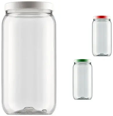 ORGANIZADOR DE PLASTICO REDONDO COM TAMPA DE ROSCA COLORS 2700ML