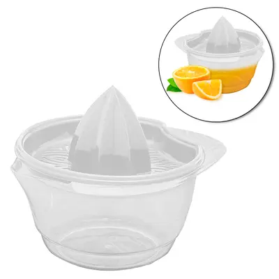 JARRA DE PLASTICO COM ESPREMEDOR DE FRUTAS COLORS 500ML