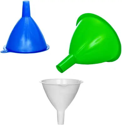 FUNIL DE PLASTICO MEDIO COLORS 10CM DE Ø