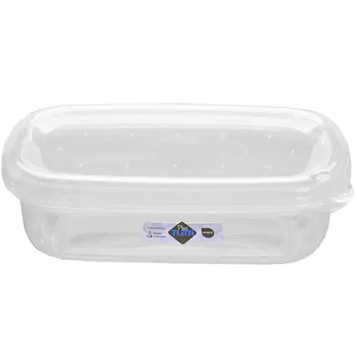 ORGANIZADOR DE PLASTICO RETANGULAR GRADUADO MEDIO 1900ML