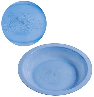 PRATO DE PLASTICO INFANTIL AZUL 20,5CM DE Ø