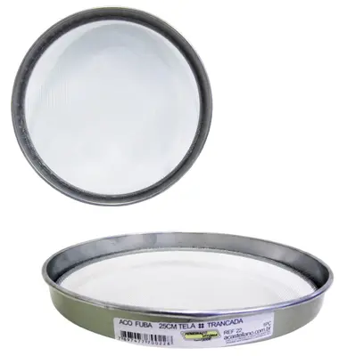 PENEIRA COADOR PARA FUBA 25CM