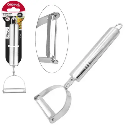 CORTADOR DESCASCADOR DE LEGUMES / FRUTAS DE INOX COOK 17CM NA CARTELA