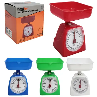 BALANCA MECANICA PARA COZINHA 5KG COLORS