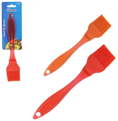 PINCEL CULINARIO DE SILICONE CABO PLASTICO 22CM