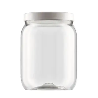 ORGANIZADOR DE PLASTICO REDONDO COM TAMPA DE ROSCA 1700ML