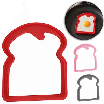 CORTADOR MOLDE DE SILICONE PAO PARA OVO COLORS 12,5X10,5CM