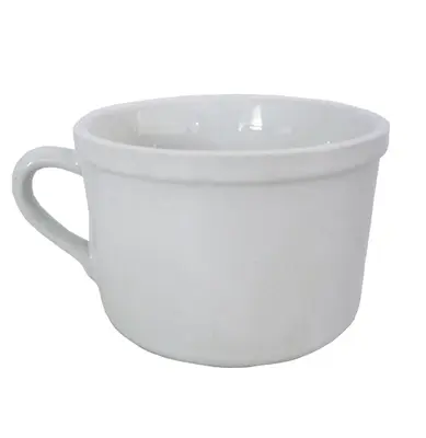 XICARA DE PORCELANA PARA CHA LISA BRANCA 150ML
