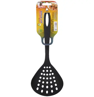 ESCUMADEIRA DE NYLON PRETO 28CM