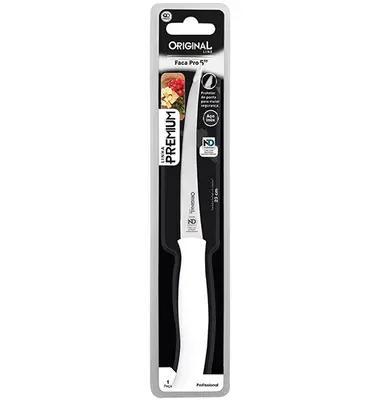 FACA DE FILETAR 5'' DE INOX PREMIUM CABO BRANCO NA CARTELA
