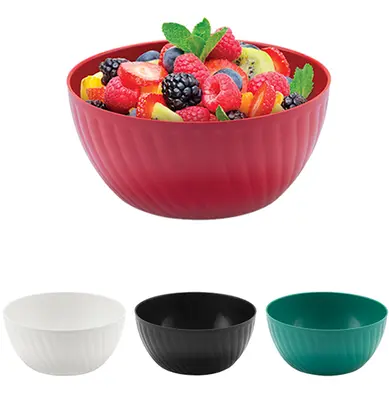 TIGELA DE PLASTICO REDONDA BOWL FUNDA COLORS 6,5X13CM DE Ø