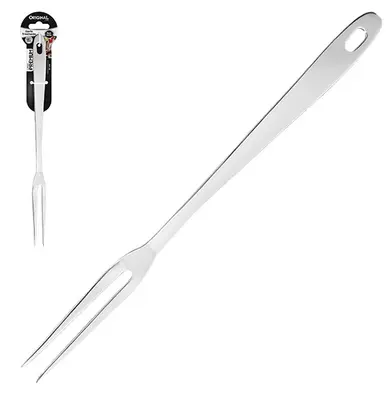 GARFO TRINCHANTE DE INOX PARA CHURRASCO PREMIUM 31CM