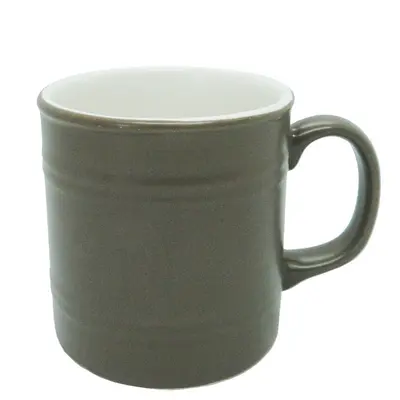 CANECA DE PORCELANA MARROM 335ML