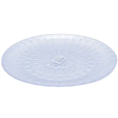 PRATO DE PLASTICO REDONDO PARA BOLO / DOCES 30CM DE Ø
