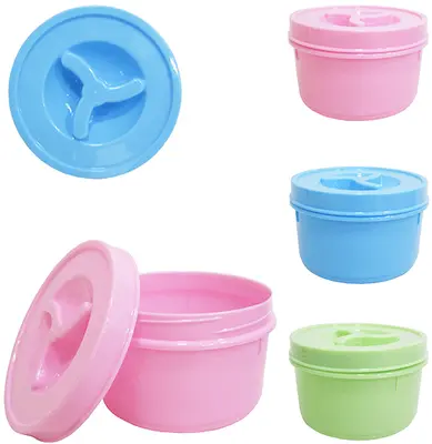 POTE DE PLASTICO REDONDO BAIXO MEDIO COLORS COM TAMPA DE ROSCA 600ML