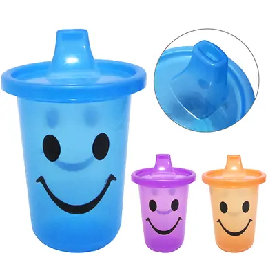COPO BABY COM BICO DE PLASTICO EMOTICONS 300ML