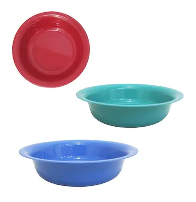 BACIA DE PLASTICO REDONDA PARA FEIRANTE COLORS 700ML 19CM DE Ø