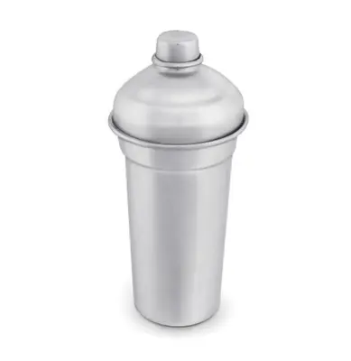 COQUETELEIRA SHAKEIRA DE ALUMINIO LIXADA 580ML