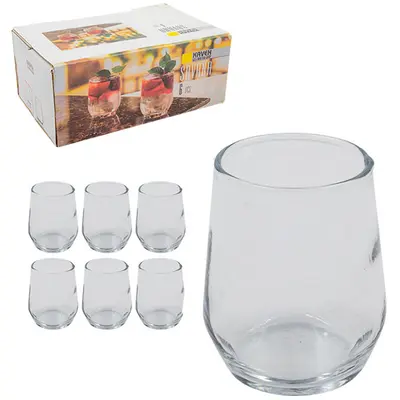 JOGO DE COPO DE VIDRO SAVANA COM 6 PECAS 140ML