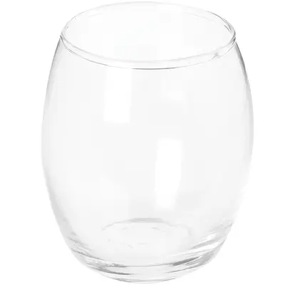 VASO DE VIDRO BARRICA MEDIO 17X16CM DE Ø