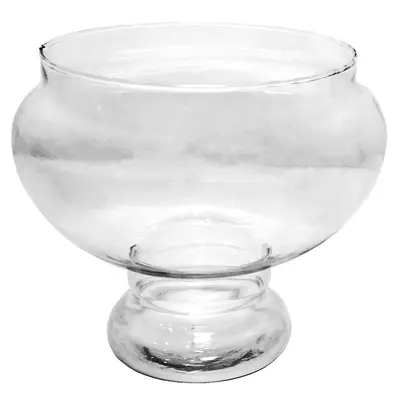 VASO DE VIDRO GENOVA MEDIO COM COLAR 14,5X17CM DE Ø