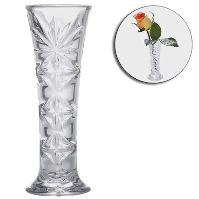 VASO DE VIDRO REDONDO 14,8X5,2CM DE Ø