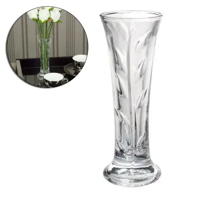 VASO DE VIDRO REDONDO 14,8X5,2CM DE Ø