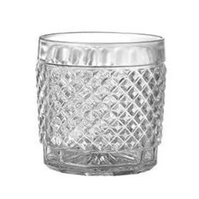 COPO DE VIDRO WHISKY ON THE ROCKS 270ML BARROCO