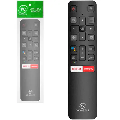 CONTROLE REMOTO COMPATIVEL TV LCD TCL 16X4CM