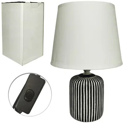 ABAJUR LUMINARIA COM CUPULA E BASE DE PORCELANA VASO BIVOLT 27,5X18CM DE Ø