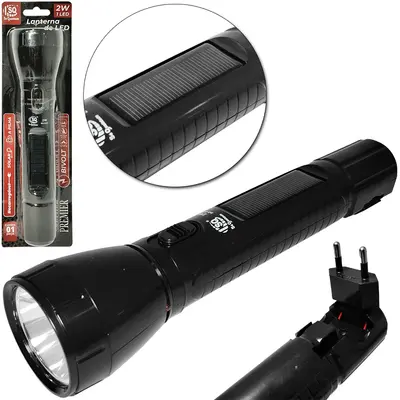 LANTERNA RECARREGAVEL BIVOLT 2W COM 1 LED