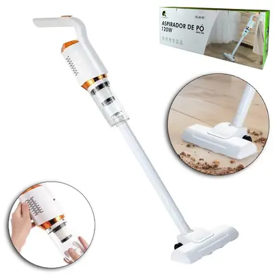 ASPIRADOR DE PO PORTATIL RECARREGAVEL 120W COM FILTRO + CABO USB X-CELL
