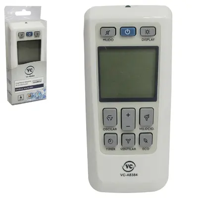 CONTROLE REMOTO COMPATIVEL PARA AR CONDICIONADO ELECTROLUX 13,5X6CM