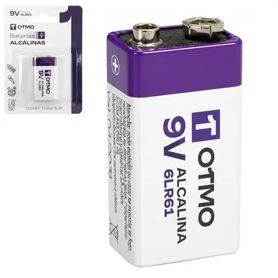 BATERIA 9V 6LR61 ALCALINA