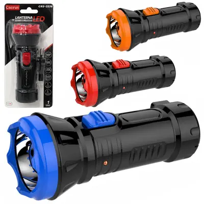 LANTERNA RECARREGAVEL BIVOLT COM 1 LED
