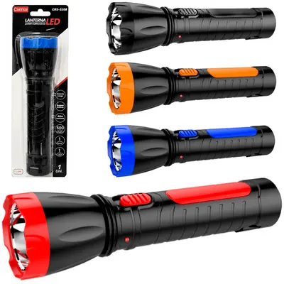 LANTERNA RECARREGAVEL BIVOLT COM 1 LED