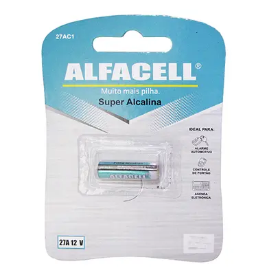 PILHA / BATERIA 27A 12V ALCALINA NA CARTELA