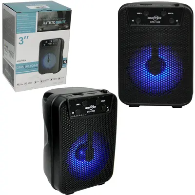 RADIO RECARREGAVEL 5W BIVOLT COM LUZ + ALCA BLUETOOTH / USB / FM / TF
