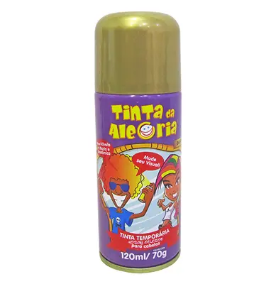 TINTA DA ALEGRIA PARA CABELOS DOURADO / OURO 120ML / 70G