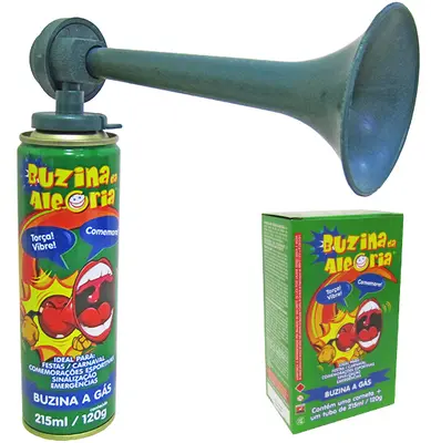 BUZINA DA ALEGRIA 215ML / 120G NA CAIXA