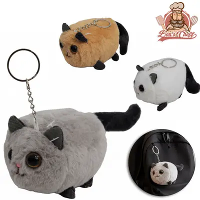 CHAVEIRO DE PELUCIA GATO 15CM