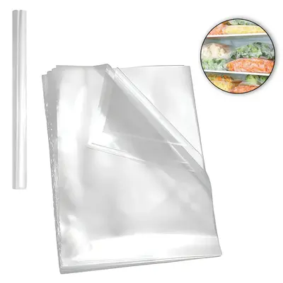 SACO DE PLASTICO PP RETANGULAR TRASPARENTE COM 50 PECAS 100X90CM
