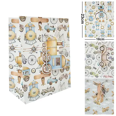 BOLSA SACOLA DE PAPEL PARA PRESENTE LUXO P 23X18X10CM